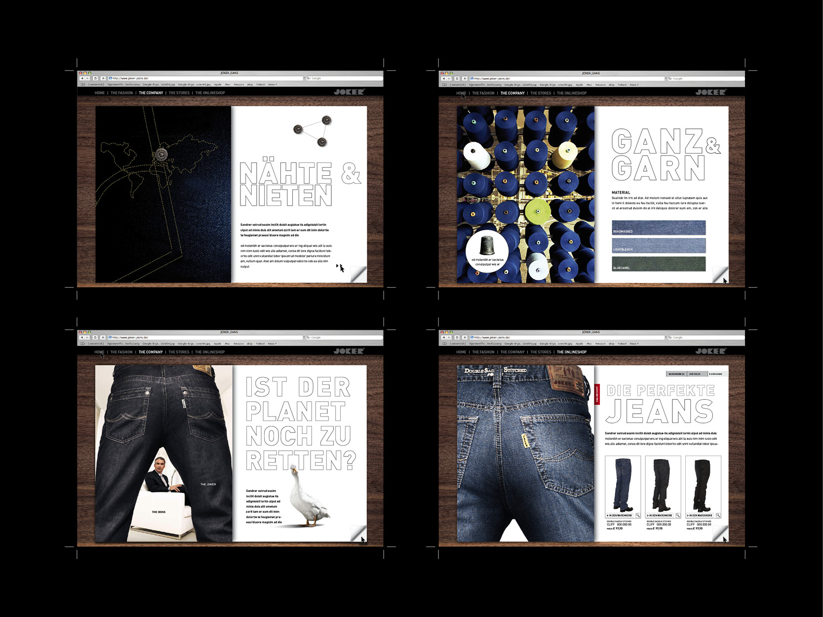 Joker Jeans Homepage